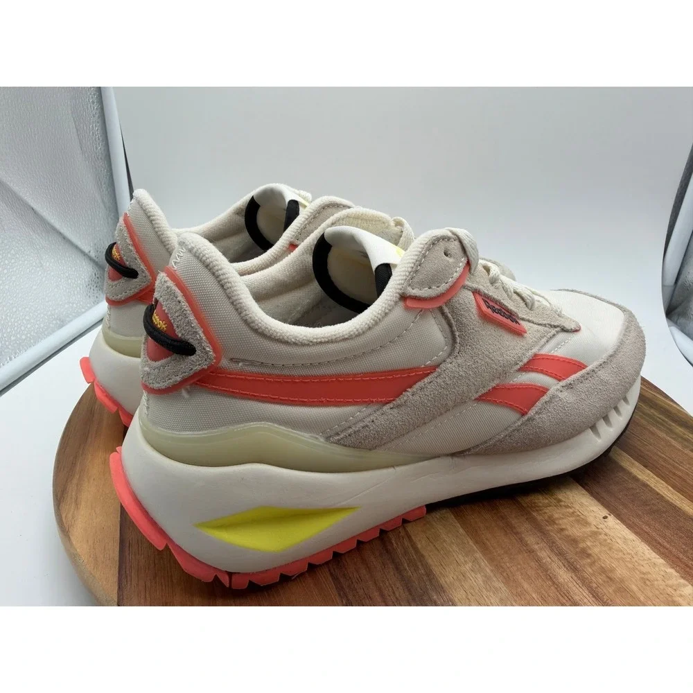 Reebok Women's Size 8 Classic Leather Legacy in the Chalk and Burnt Amber‎ 0202